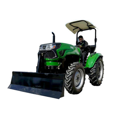 Tractor de 70HP Front Loader Trailer Four Wheel con las piezas de maquinaria agrícola