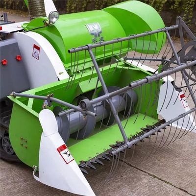 Máquina segadora de goma del arroz de la máquina segadora de la granja de la correa eslabonada 1200m m