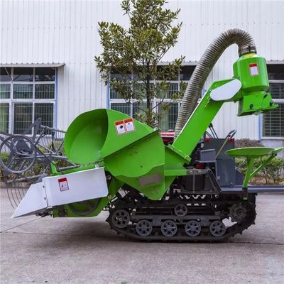 Máquina segadora de goma del arroz de la máquina segadora de la granja de la correa eslabonada 1200m m