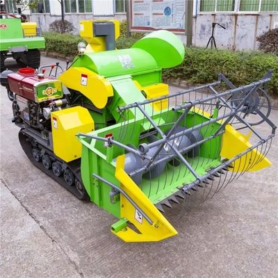 Máquina segadora de goma del arroz de la máquina segadora de la granja de la correa eslabonada 1200m m