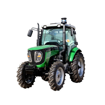 Tractor de granja agrícola 4WD con el cargador para el buen funcionamiento