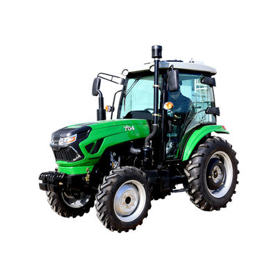 Tractor de 70HP Front Loader Trailer Four Wheel con las piezas de maquinaria agrícola