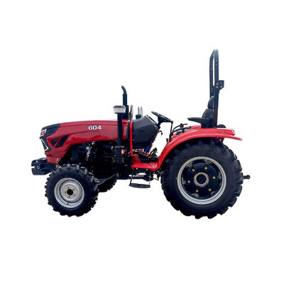 tractor azul agrícola de 4 ruedas del tractor de granja 4wd 60hp con las piezas
