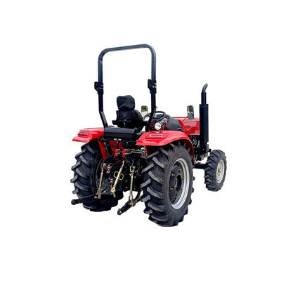 tractor azul agrícola de 4 ruedas del tractor de granja 4wd 60hp con las piezas