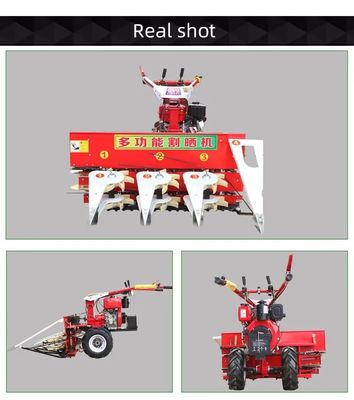 Máquina segador de maíz de la gasolina diesel de la máquina segadora de la granja del grano de la soja pequeña