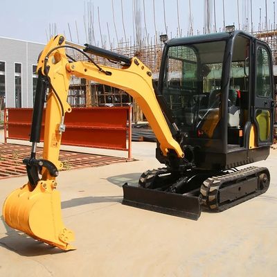 Excavador 1500m m pequeño Mini Excavator Easy To Clean de la correa eslabonada del TUV
