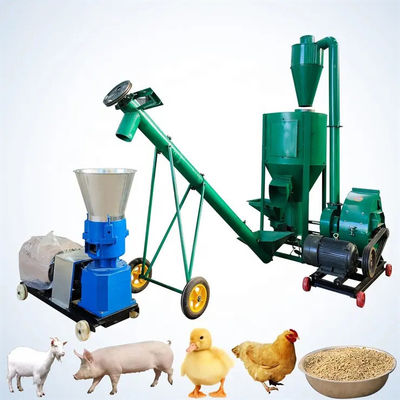 Amoladora simple Machine de la alimentación de las aves de corral de la operación de la máquina del cortador de desperdicio de la hierba