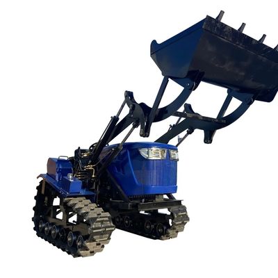 Pista de goma agrícola Mini Power Tiller del tractor de granja de la correa eslabonada