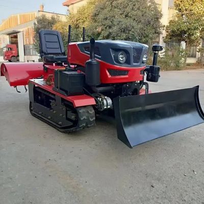 Impulsión Mini Tiller Machine For Planter del engranaje del tractor de granja de la correa eslabonada 15KM/H