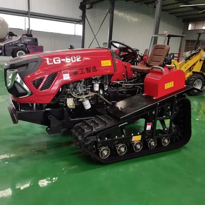 Impulsión Mini Tiller Machine For Planter del engranaje del tractor de granja de la correa eslabonada 15KM/H