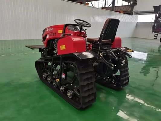 800 sierpe del tractor de granja de la correa eslabonada del kilogramo 25hp Mini Crawler Tractor For Rotary
