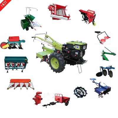 motor diesel Mini Farm Tractor de la granja del tractor de granja que camina 15hp 8hp