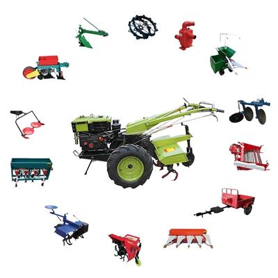 motor diesel Mini Farm Tractor de la granja del tractor de granja que camina 15hp 8hp