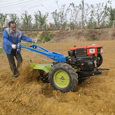Las ruedas multiusos del tractor de granja que caminan 2 dan motocultor 20hp