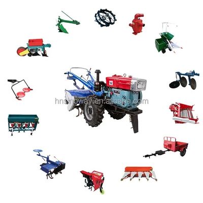 Marcha atrás Mini Two Wheel Tractor Compact 8hp flexible Mini Tractor