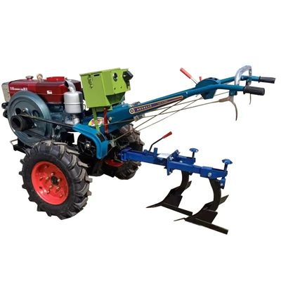 tractor de granja que camina 12hp 18hp Mini Diesel Walking Hand Tractor 16hp