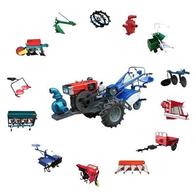 Marcha atrás Mini Two Wheel Tractor Compact 8hp flexible Mini Tractor